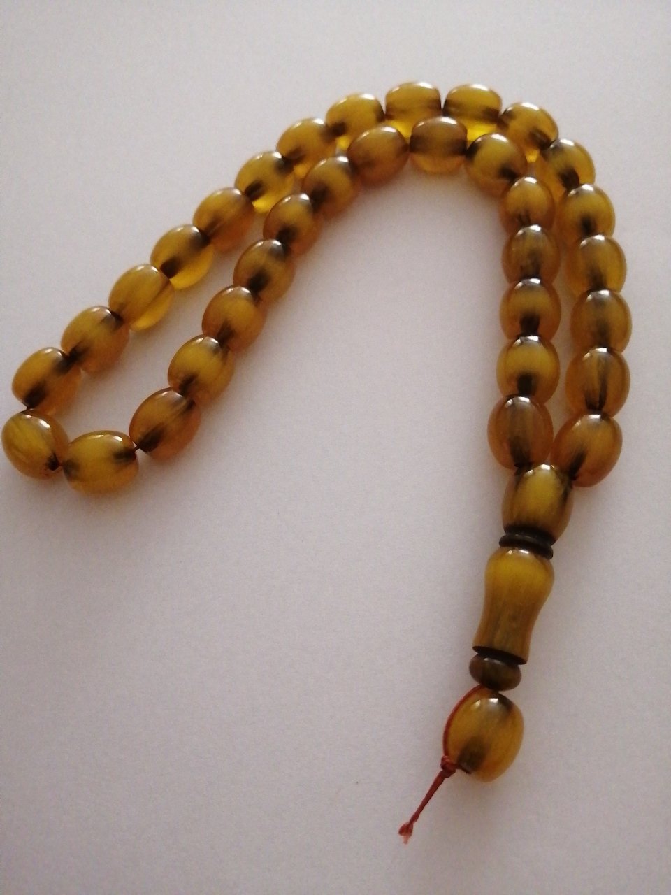 Dabas Malz. Hareli Sıkma Kehribar Tesbih