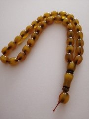 Dabas Malz. Hareli Sıkma Kehribar Tesbih