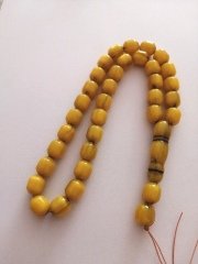 Dabas Malz. Hareli Uçlu Kapsül Kesim Sıkma Kehribar Tesbih