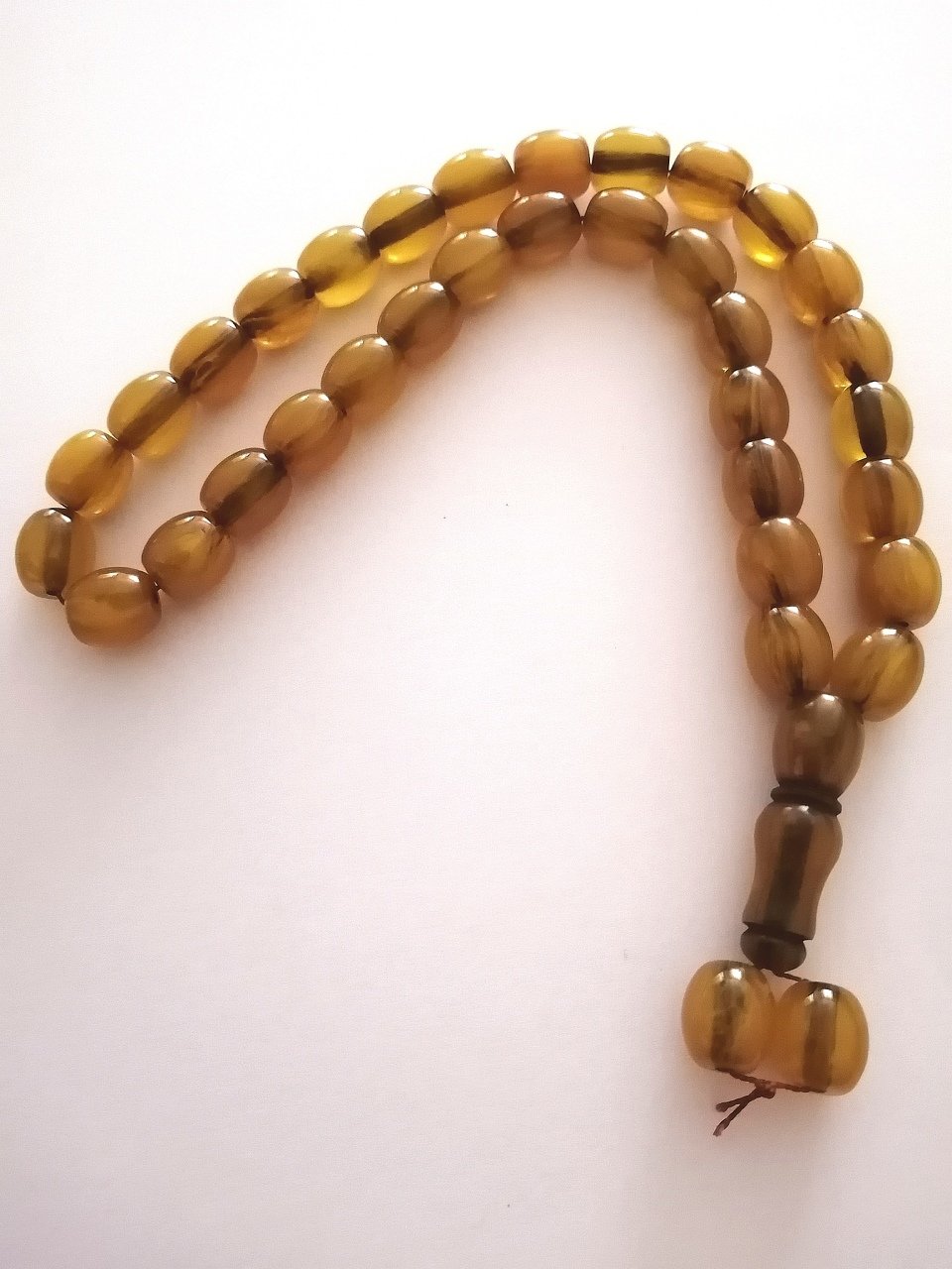 Dabbas Malz. Hareli Sıkma Kehribar Tesbih