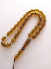 Dabas Malz. Hareli Sıkma Kehribar Tesbih