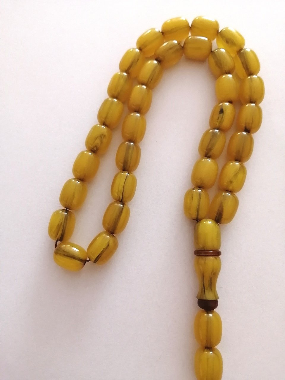 Dabas Malz. Hareli Sıkma Kehribar Tesbih