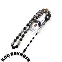 Sistem Püsküllü Beyzi Kesim Koç Boynuzu Tesbih