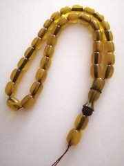 Dabas Malz. Hareli Sıkma Kehribar Tesbih