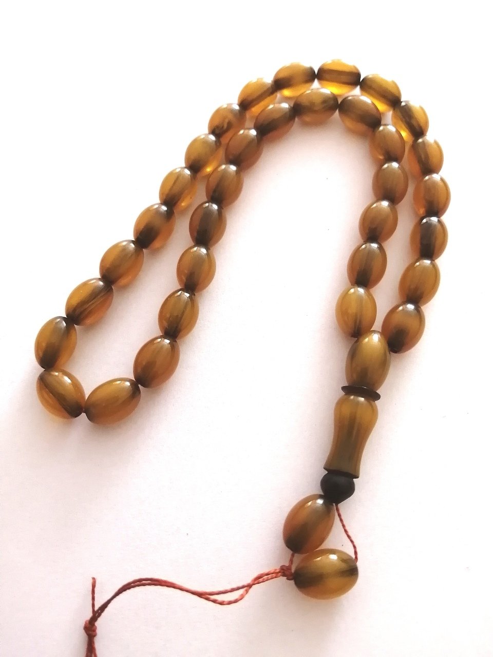 Dabas Malz. Hareli Sıkma Kehribar Tesbih