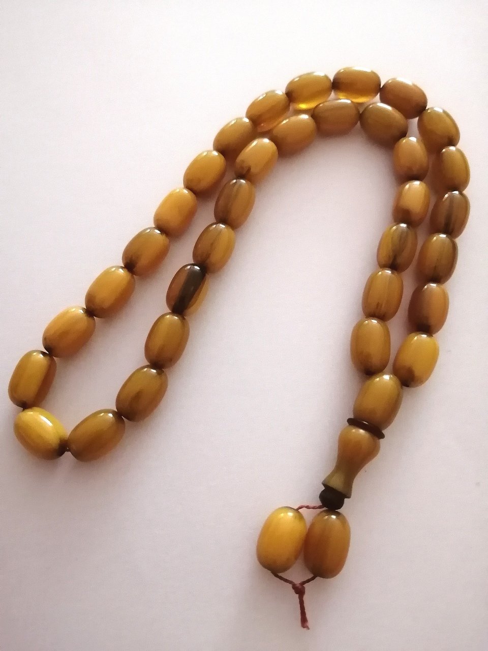 Dabas Malz. Hareli Sıkma Kehribar Tesbih