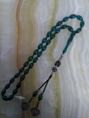 Kazaz Püsküllü Çektikçe Parlayacak Ateş Kehribar Tesbih