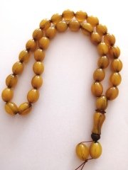 Dabas Malz. Hareli Sıkma Kehribar Tesbih