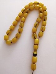 Dabas Malz. Hareli Sıkma Kehribar Tesbih