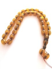 Dabas Malz. Hareli Sıkma Kehribar Tesbih