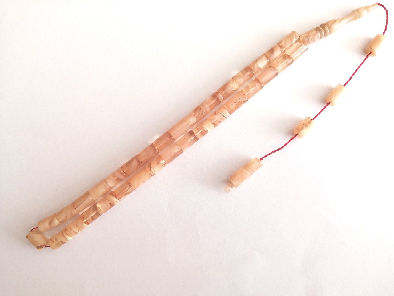 Sistem Püsküllü Kesme Model Hareli Sıkma Kehribar Tesbih