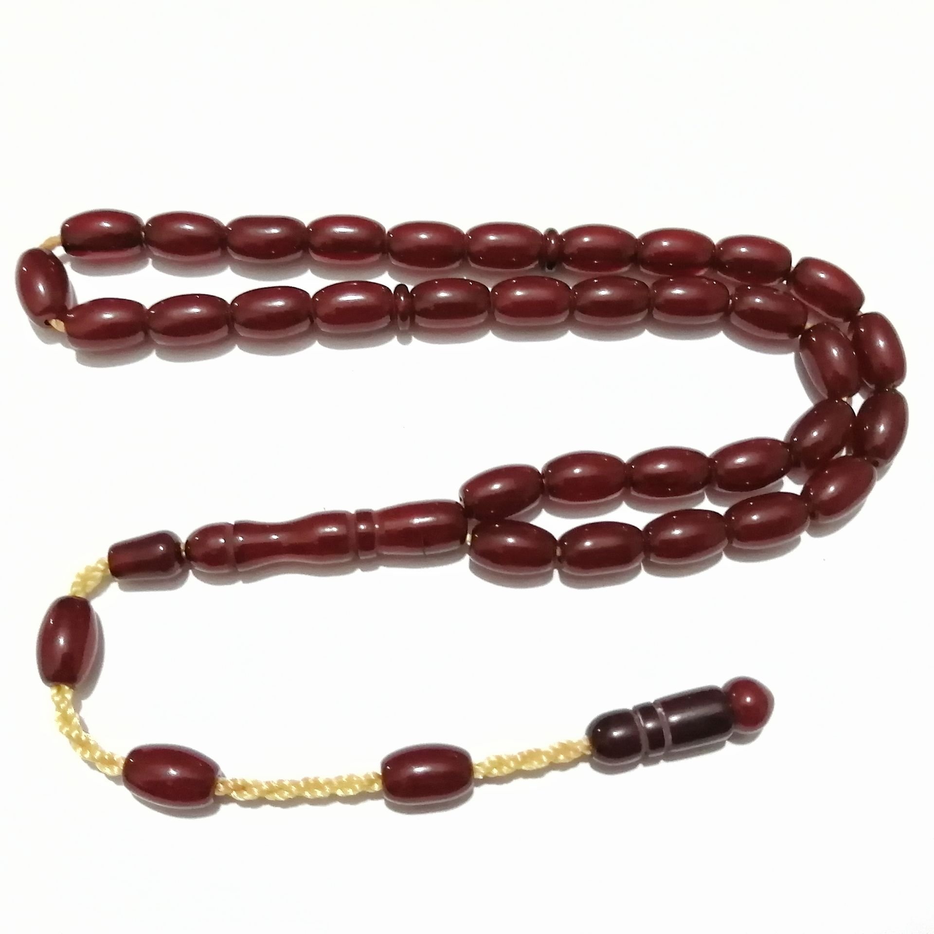 Sistem Püsküllü Kapsül Kesim Çubuk Malzeme Sıkma Kehribar Tesbih