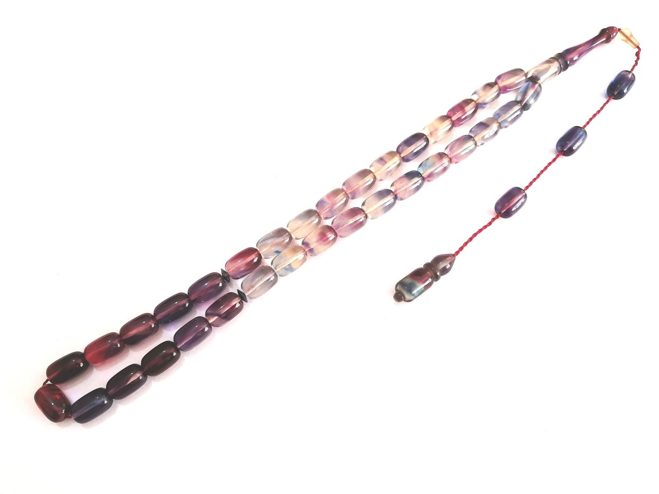 Sistem Püsküllü Kapsül Kesim Hareli Sıkma Kehribar Tesbih