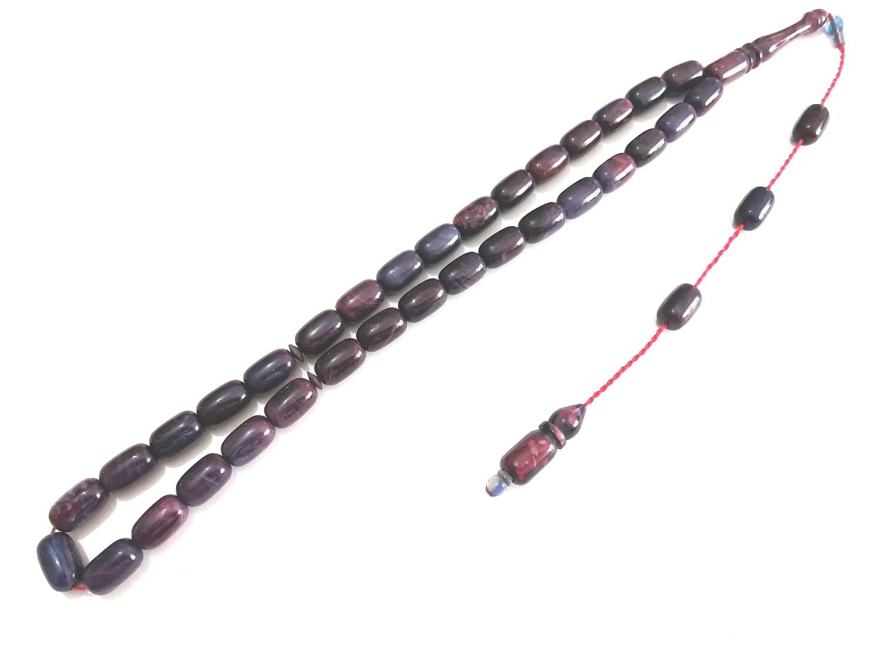 Sistem Püsküllü Kapsül Kesim Hareli Sıkma Kehribar Tesbih