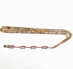 Sistem Püsküllü Altın Varaklı Tesbih