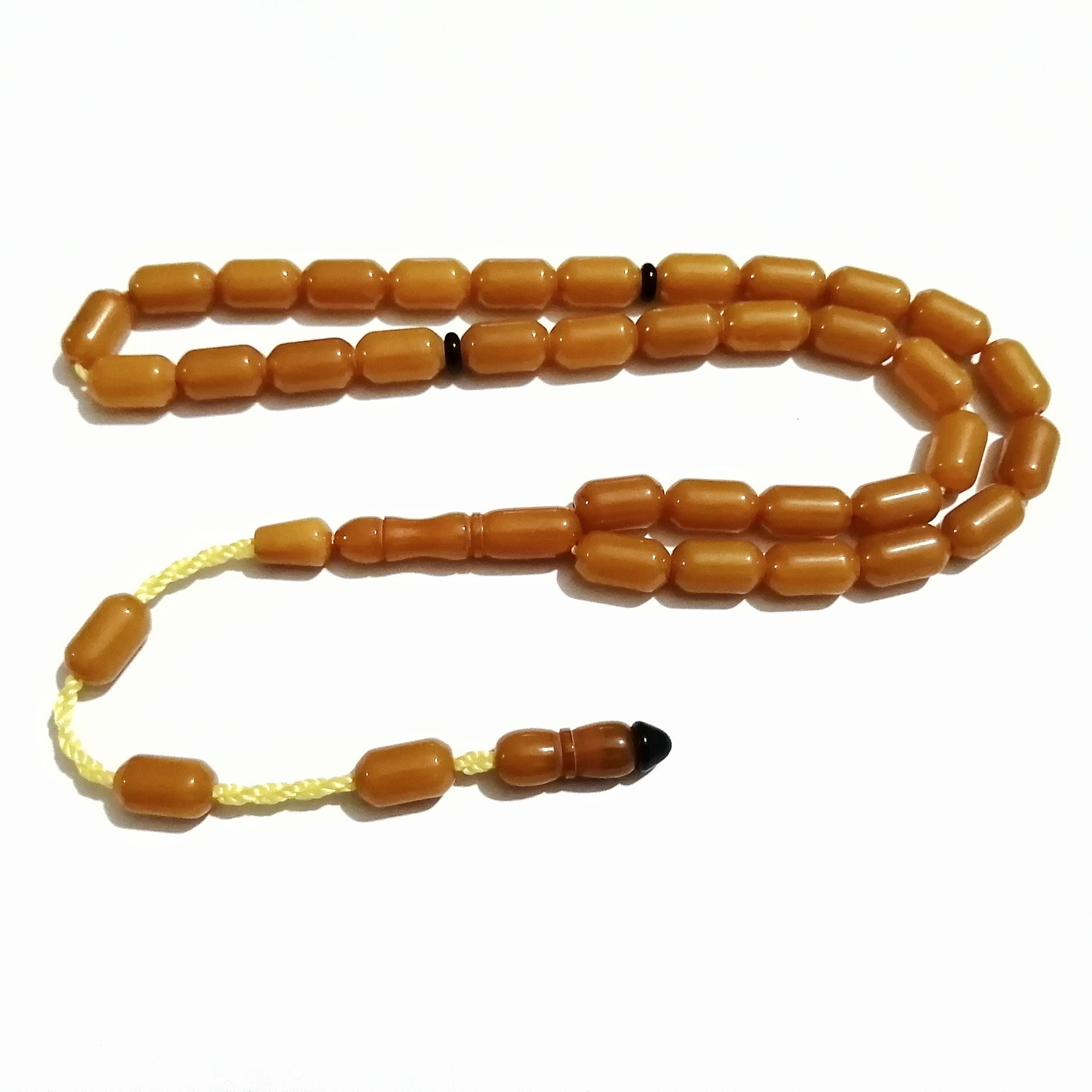 Sistem Püsküllü Kapsül Kesim Çubuk Malzeme Sıkma Kehribar Tesbih