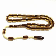 Sistem Püsküllü Kapsül Kesim Çubuk Malzeme Ateş Kehribar Tesbih