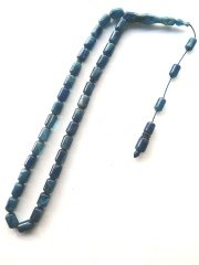 Sistem Püsküllü Uçlu Kapsül Kesim Hareli Sıkma Kehribar Tesbih