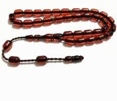 Sistem Püsküllü Kapsül Kesim Çubuk Malzeme Ateş Kehribar Tesbih