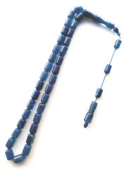 Sistem Püsküllü Uçlu Kapsül Kesim Hareli Sıkma Kehribar Tesbih