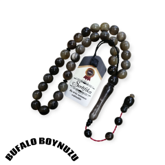 Sistem Püsküllü Küre Kesim Bufalo Boynuzu Tesbih