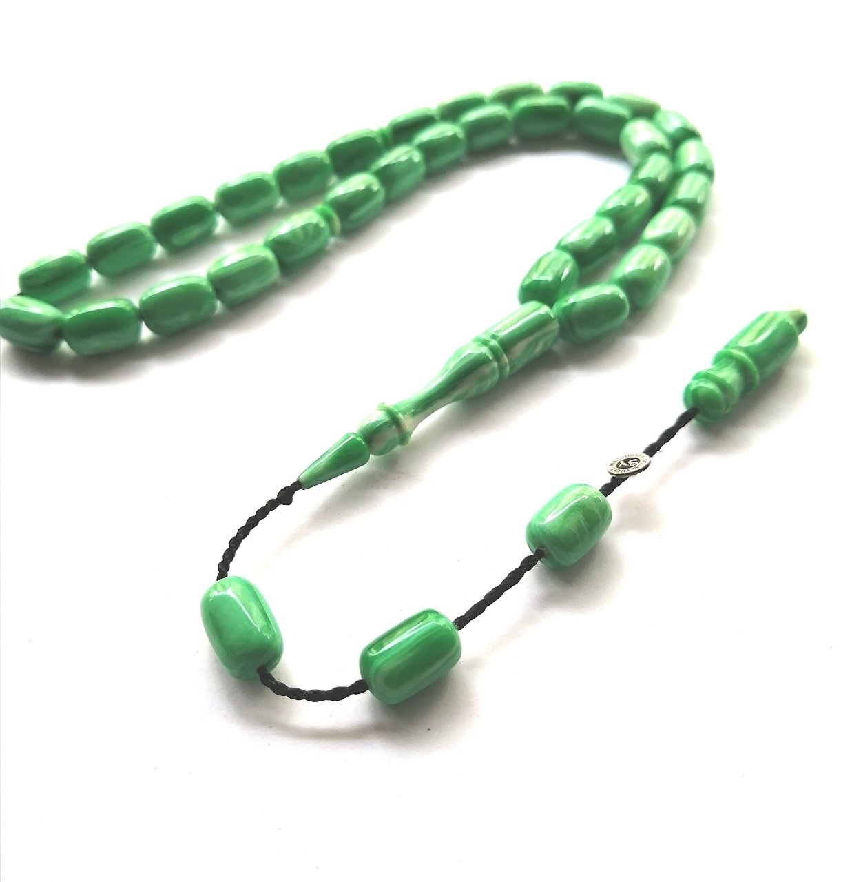 Sistem Püsküllü Kapsül Kesim Fransız Galalith Tesbih