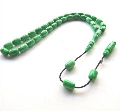 Sistem Püsküllü Kapsül Kesim Fransız Galalith Tesbih