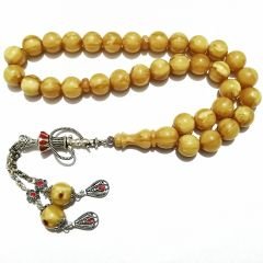 Gümüş Kaplama Püsküllü Küre Kesim Çubuk Malzeme Katalin Tesbih