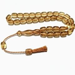 İp Püsküllü Kapsül Kesim Çubuk Ateş Kehribar Tesbih