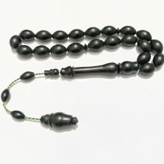 Sistem Püsküllü Beyzi Kesim Efe Boy Abanoz Ağacı Tesbih