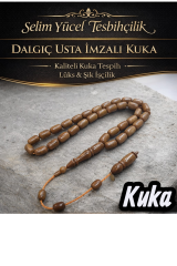 Sistemli Kapsül Kesim Dalgıç Usta İşçilikli Doğal Kuka Tesbih