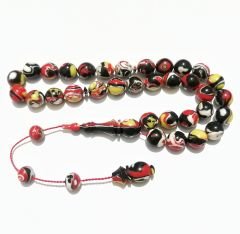 Sistem Püsküllü Özel İşçilikli Küre Kesim Arizona Firuze Tesbih