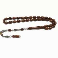 Gümüş Kaplama Püsküllü Beyzi Kesim Kuka Tesbih