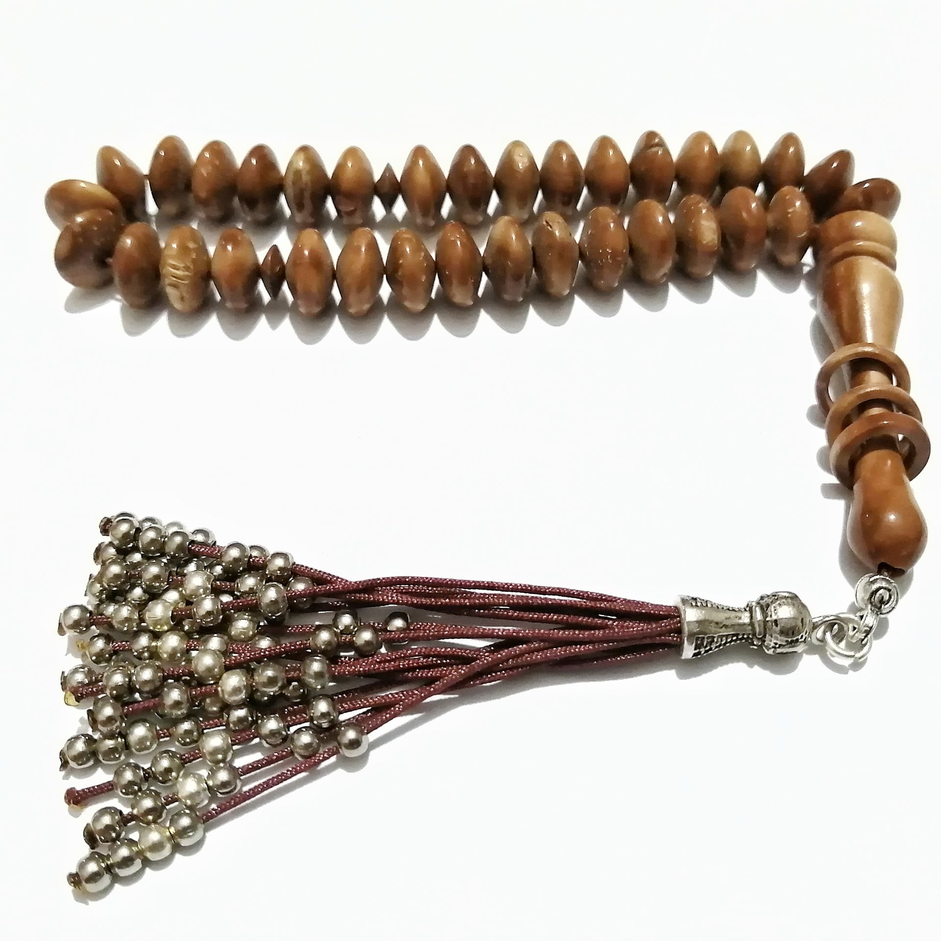 İp Püsküllü İmamesi Halkalı Mercimek Kesim Kuka Tesbih