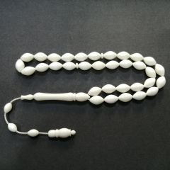 Sistem Püsküllü Beyzi Kesim Deve Kemiği Tesbih