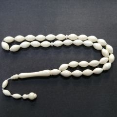 Sistem Püsküllü Beyzi Kesim Deve Kemiği Tesbih