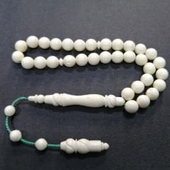 Sistem Püsküllü İmamesi İşçilikli Küre Kesim Deve Kemiği Tesbih