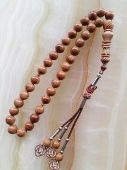 Metal Elişi Kazaz Püsküllü Imamesi İşçilikli Kuka Tesbih