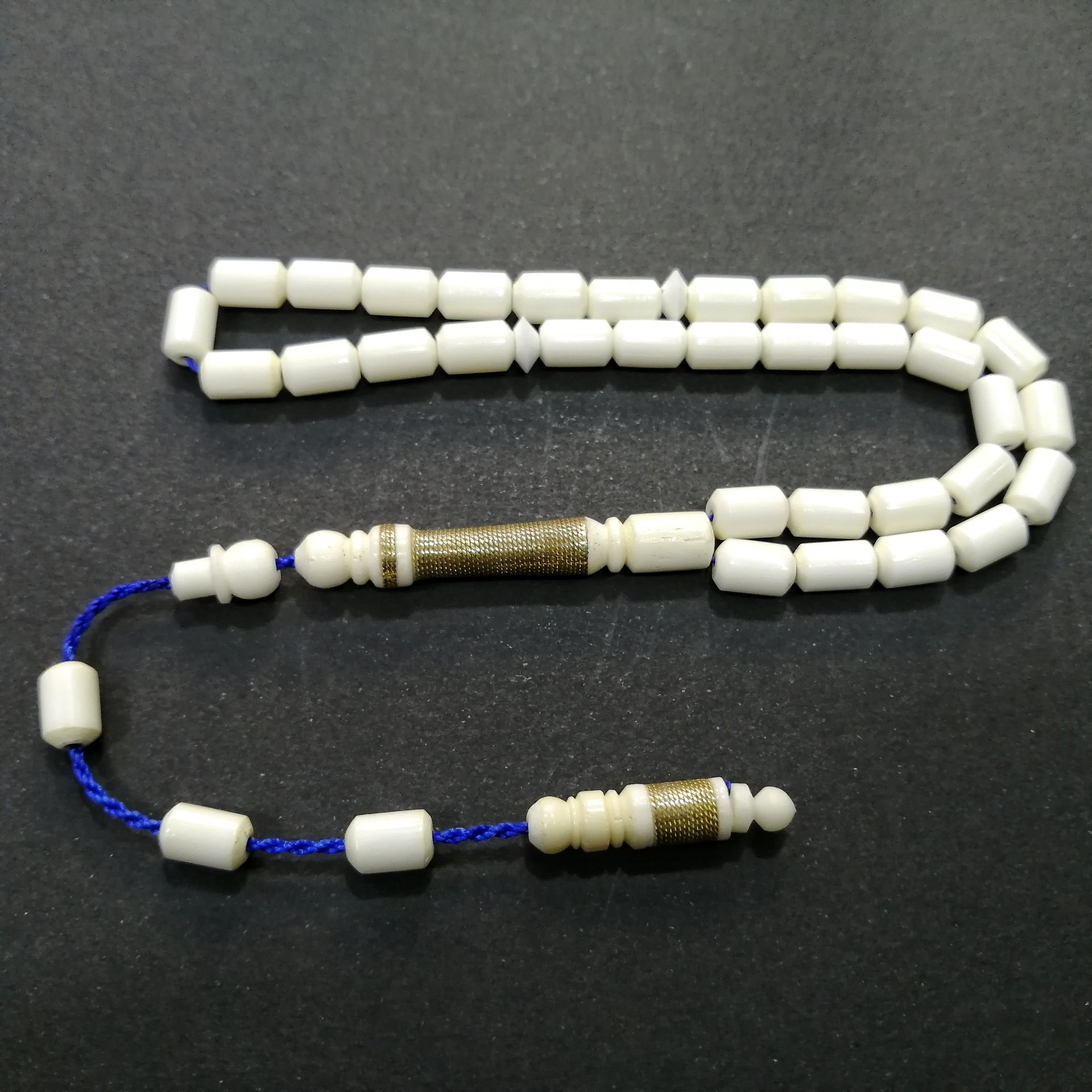 Sistem Püsküllü Kapsül Kesim Deve Kemiği Tesbih