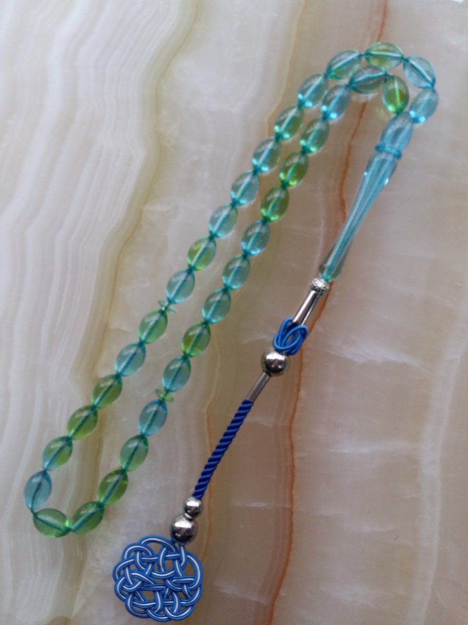 Metal Elişi Kazaz Püsküllü Beyzi Kesim Tesbih