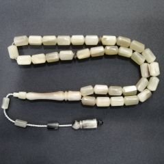 Sistem Püsküllü Uçlu Kapsül Kesim Koç Boynuzu Tesbih