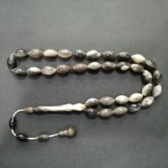 Sistem Püsküllü Beyzi Kesim Koç Boynuzu Tesbih