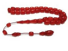 Sistem Püsküllü Kapsül Kesim Ateş Kehribar Tesbih