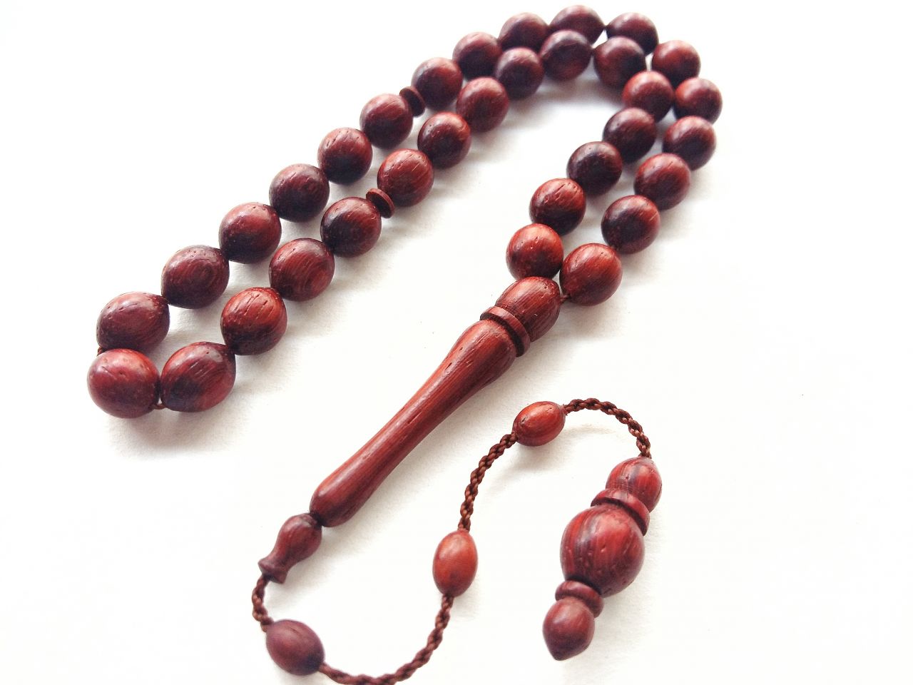 Özel İşçilikli Kolleksiyonluk Kan Ağacı Tesbih