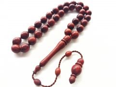 Özel İşçilikli Kolleksiyonluk Kan Ağacı Tesbih