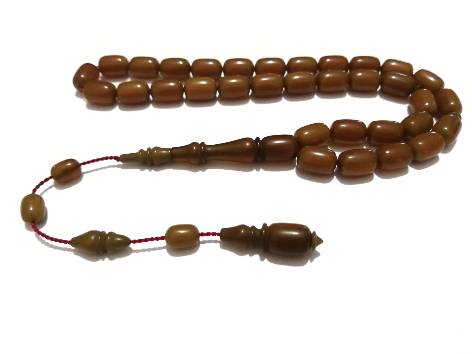 Sistem Püsküllü Kapsül Kesim Hareli Sıkma Kehribar Tesbih