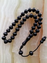 Sistemli Sade Erzurum Oltu Taşı  Tesbih