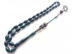 1000 Ayar Kazaz Püsküllü Sıkma Kehribar  Tesbih