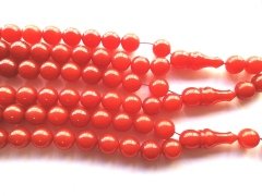 İri Boy Küre Kesim Çubuk Malzeme Sıkma Kehribar Tesbih