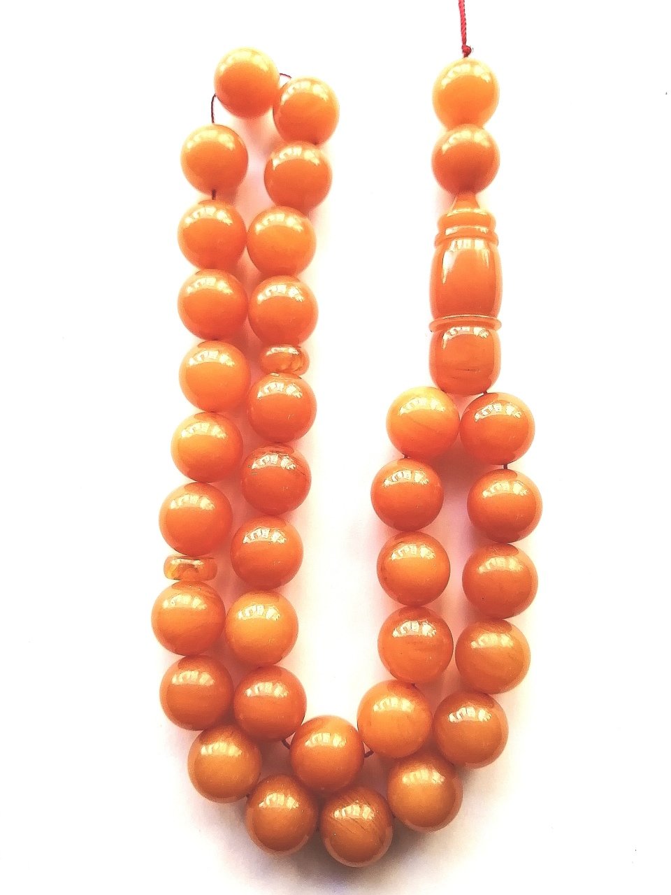 İri Boy Küre Kesim Çubuk Malzeme Sıkma Kehribar Tesbih